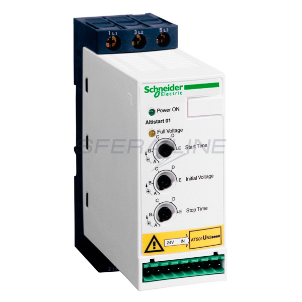 Пристрій плавного пуску ATS01 9A 400В, Schneider Electric